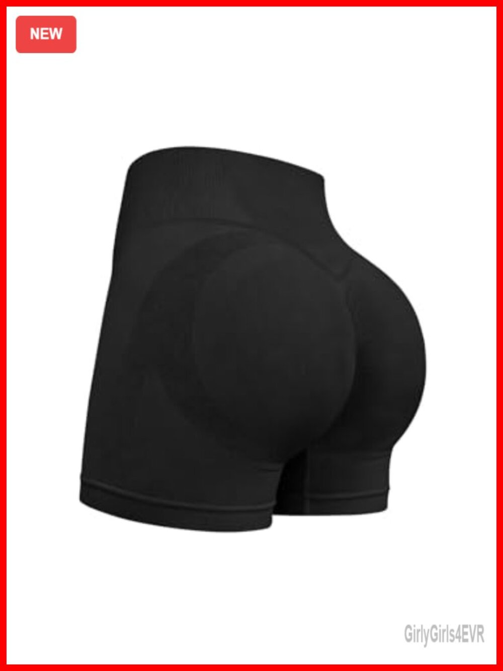Women's Seamless Workout Shorts Mid Rise Butt Lifting Biker Gym Yoga Shorts